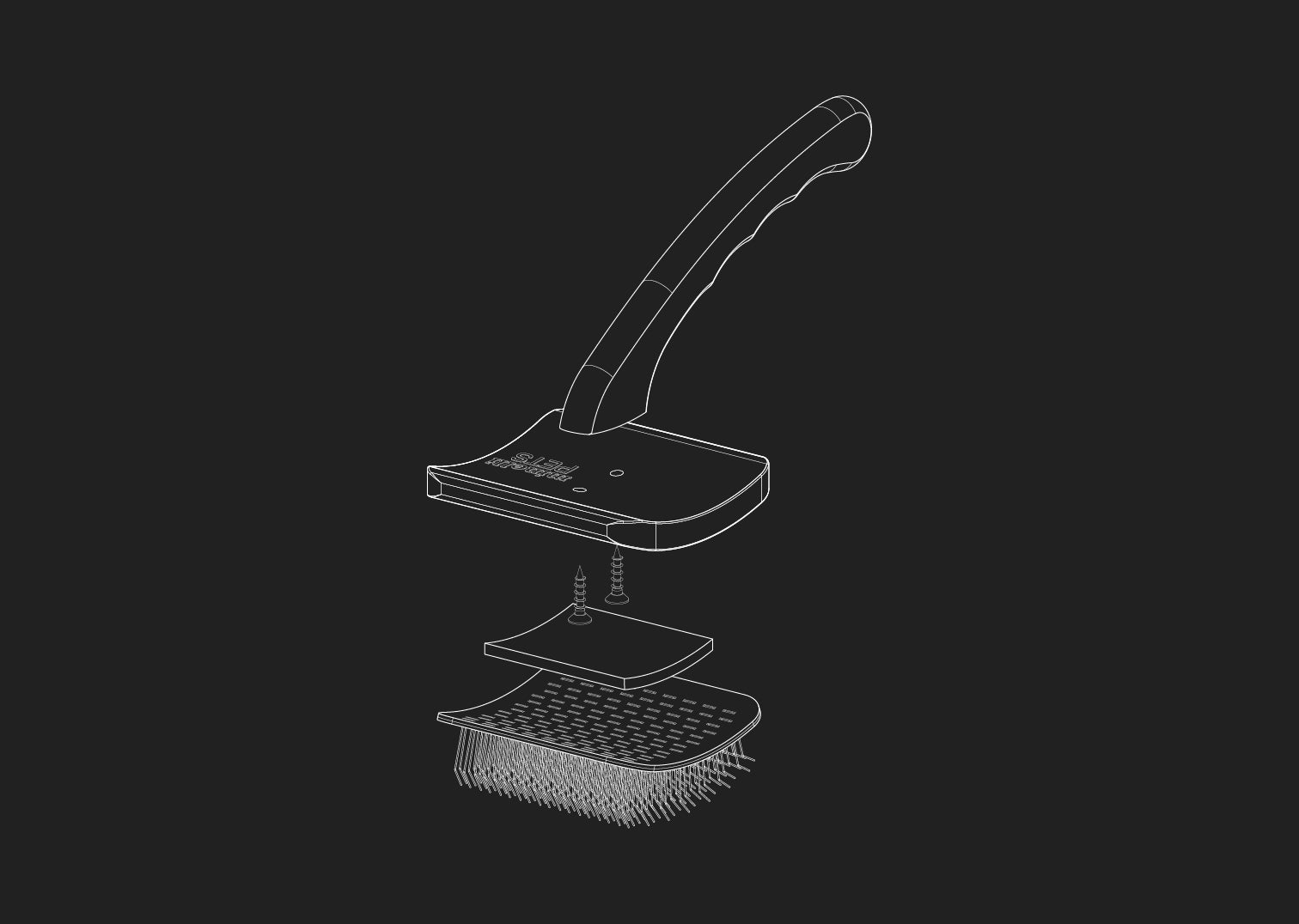 Slicker Brush 2 - Minelli Pets