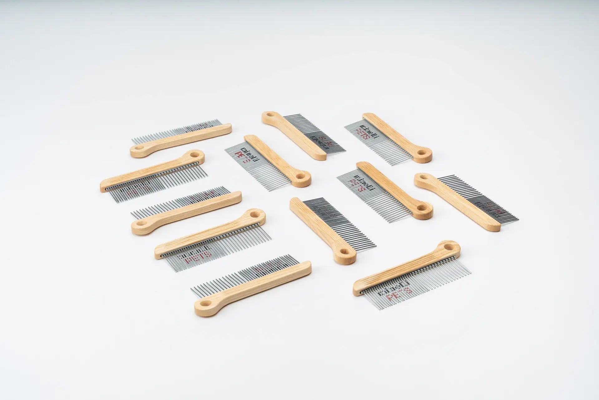 Detail Wood Mini Comb (pack of 12)_MinelliPETS