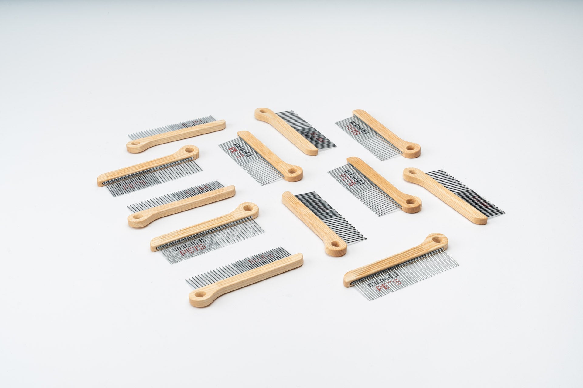Detail Wood Mini Comb (pack of 12)_MinelliPETS