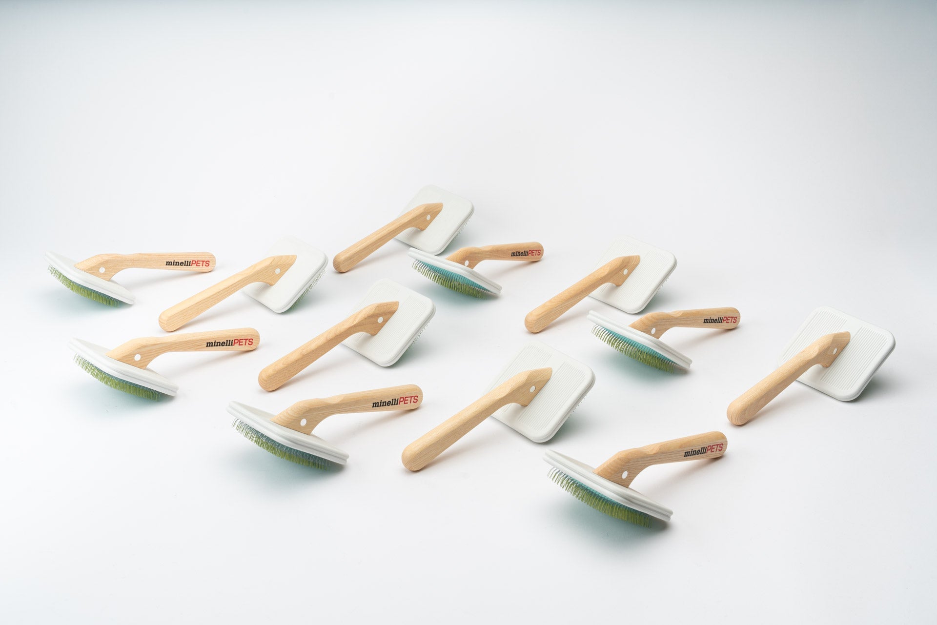 Easy Care Color Slicker brush (pack of 12)_MinelliPETS