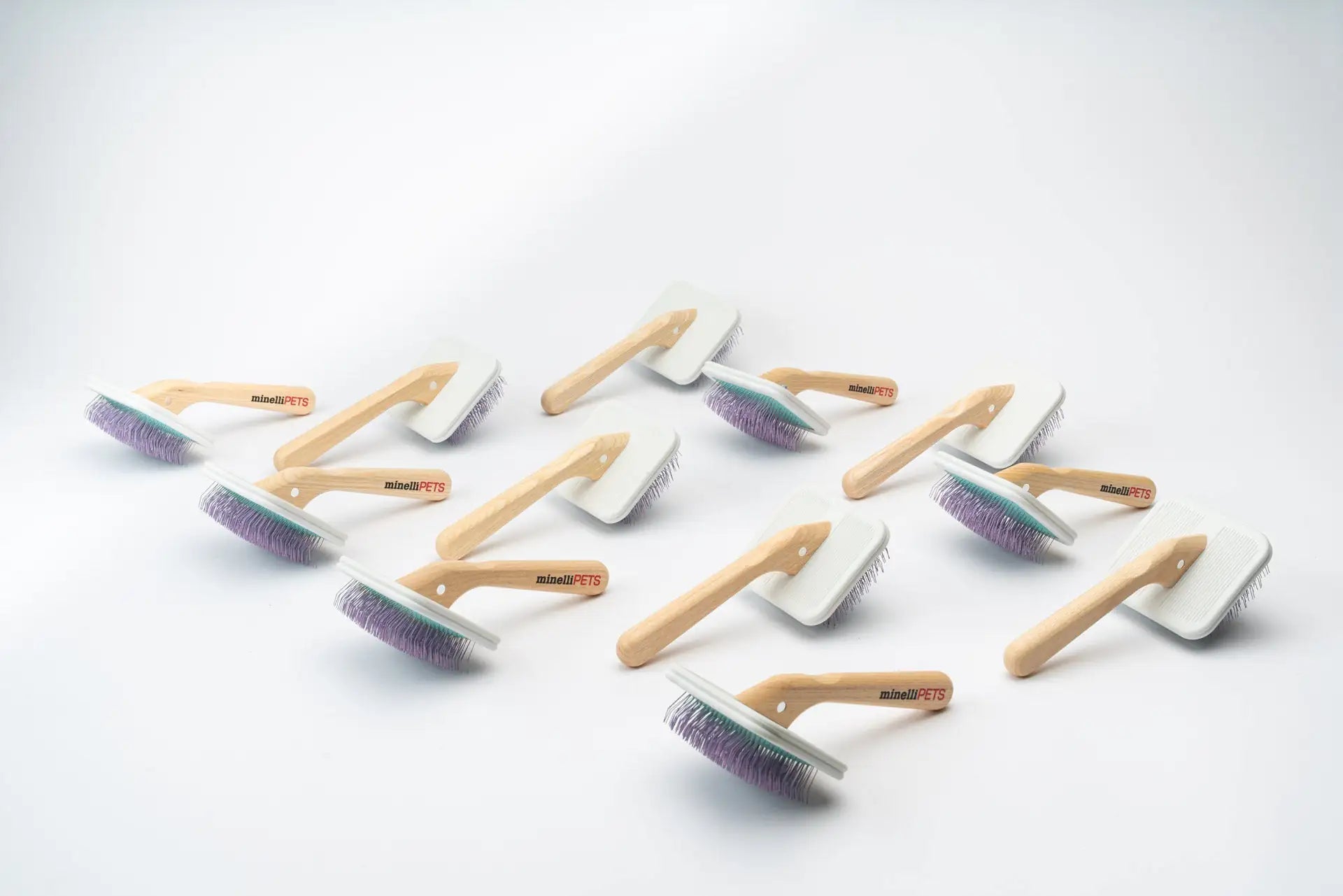 Easy Care Color Slicker brush (pack of 12)_MinelliPETS