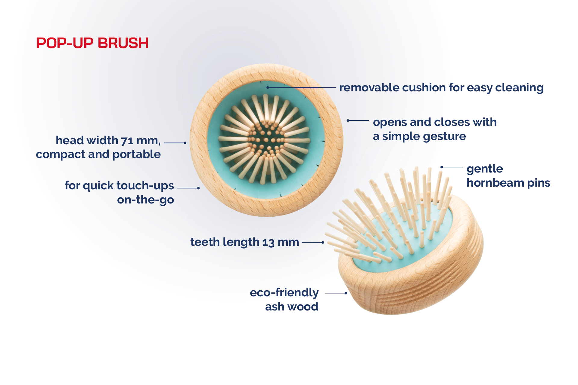 Pop - Up Brush (pack of 12)_MinelliPETS